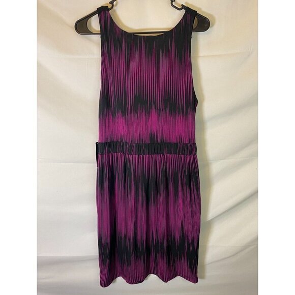 NEW NWT BISOU BISOU WOMENS SIZE 10 DRESS PURPLE SLEEVELESS FIT FLARE * - Picture 3 of 3